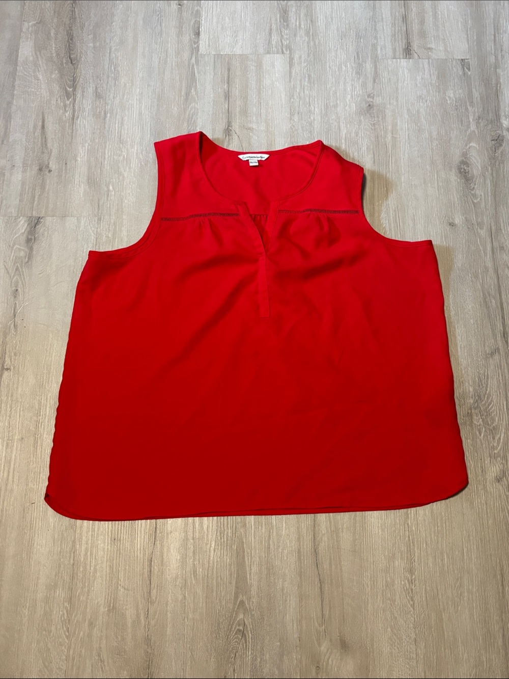 Catherine‎ Malandrino Sleeveless Red Tank Top